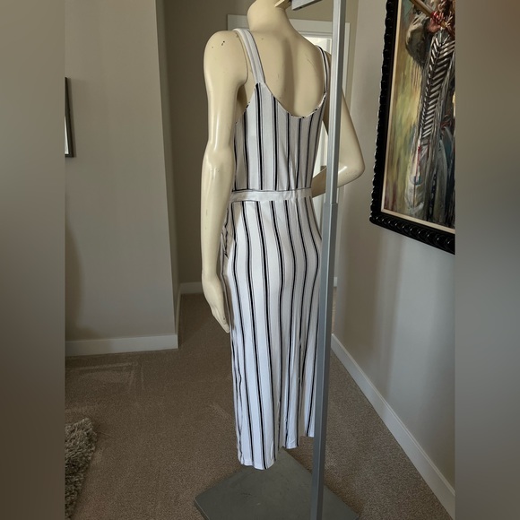 Striped Button-Down Midi Dress - Picture 3 of 12